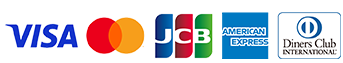VISA MasterCard JCB AMEX Diners